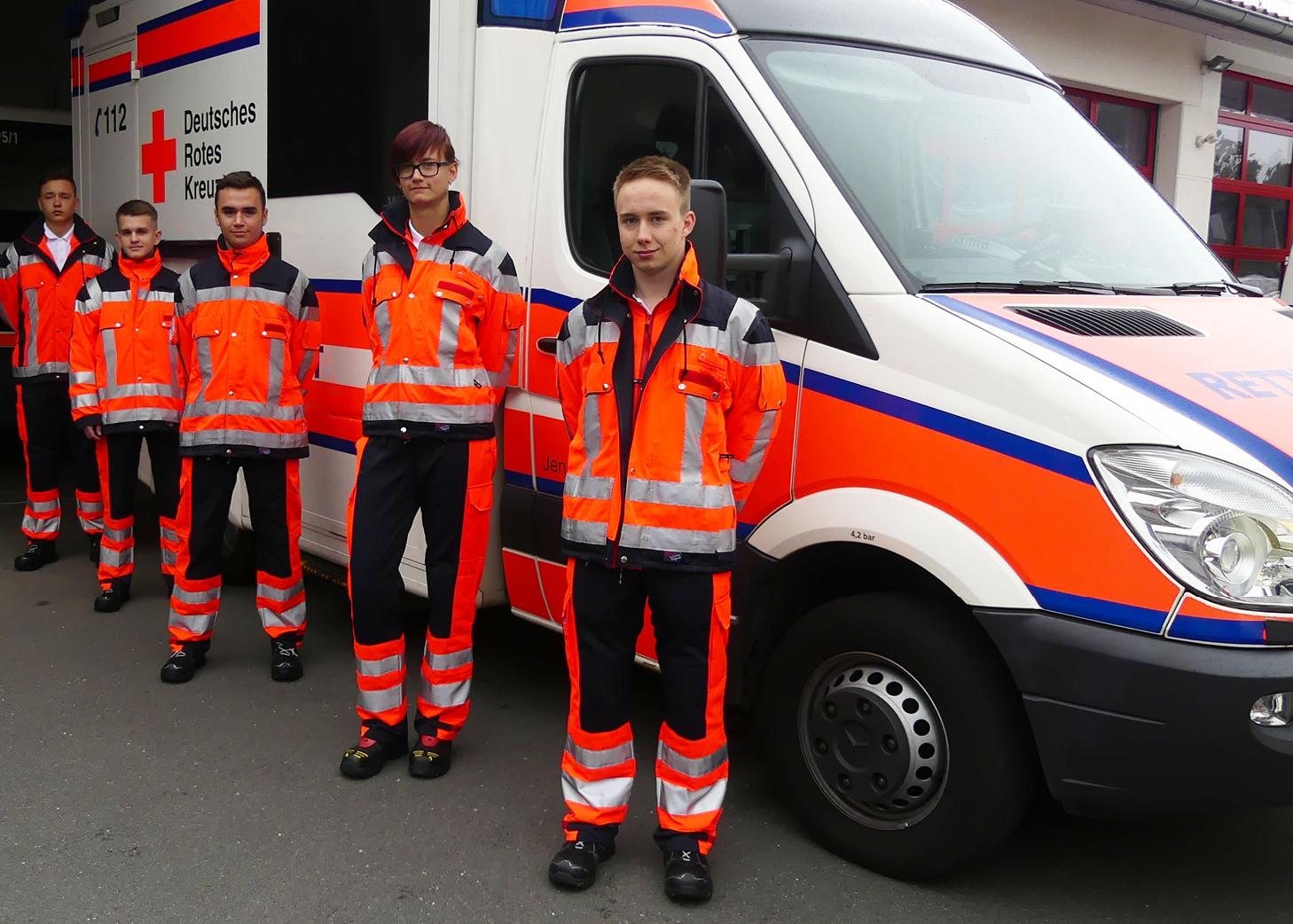 Neue Auszubildende im DRK-Rettungsdienst Jena