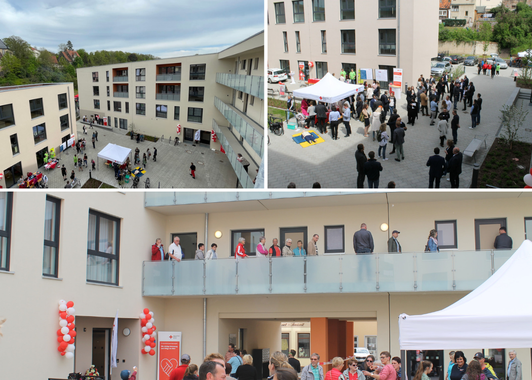 DRK-Kreisverband Jena-Eisenberg-Stadtroda e.V.: Erfolgreiche Eröffnungsfeier mit Tag der offenen Tür im neuen DRK-Marktquartier in Stadtroda