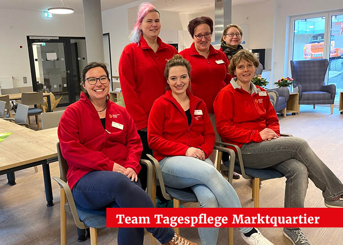 Team der Tagespflege im Marktquartier Stadtroda