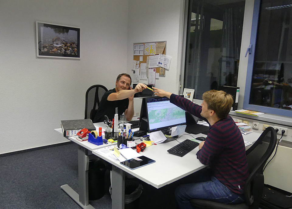 Seniorenbüro bei der Arbeit Seniorenbüro bei der Arbeit