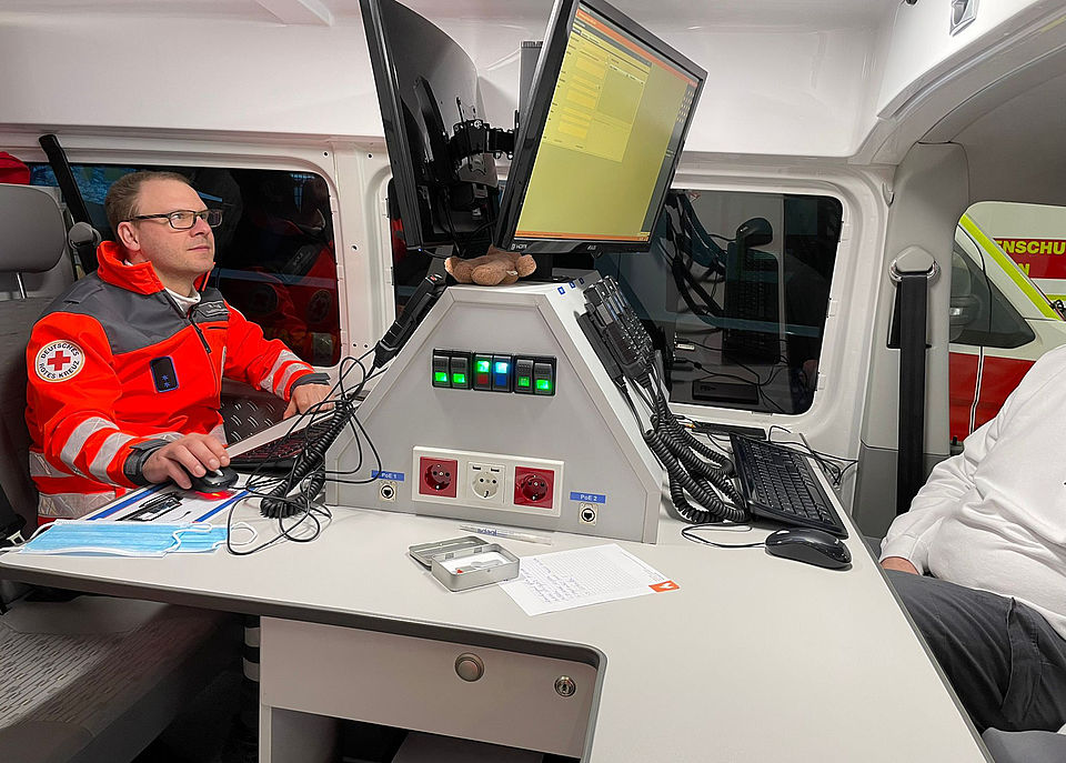 Übung Katastrophenschutz Thüringen