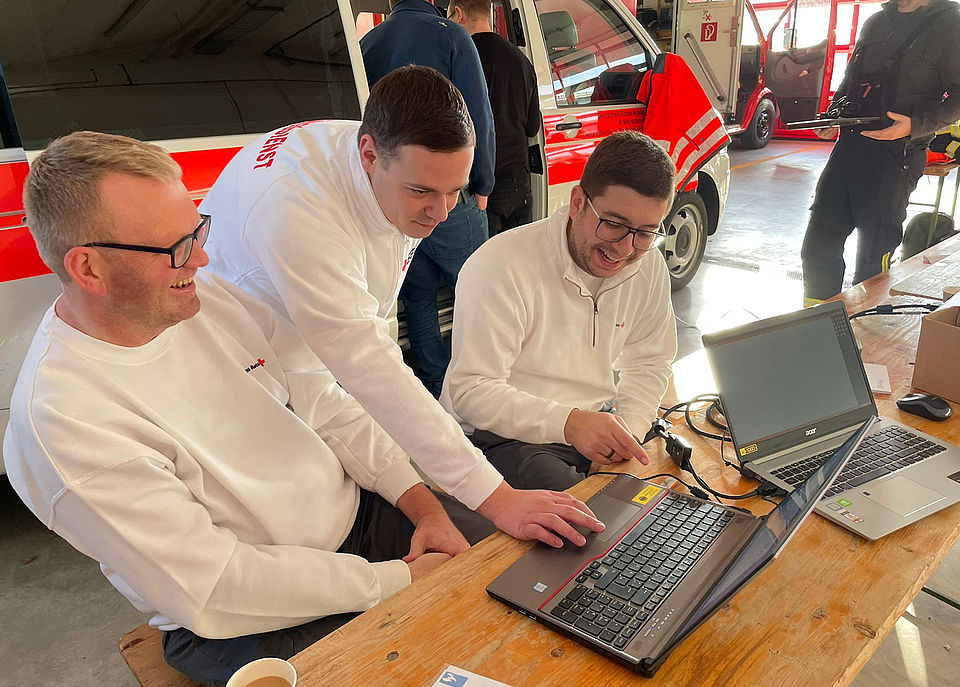 Übung Katagstrophenschutz Thüringen