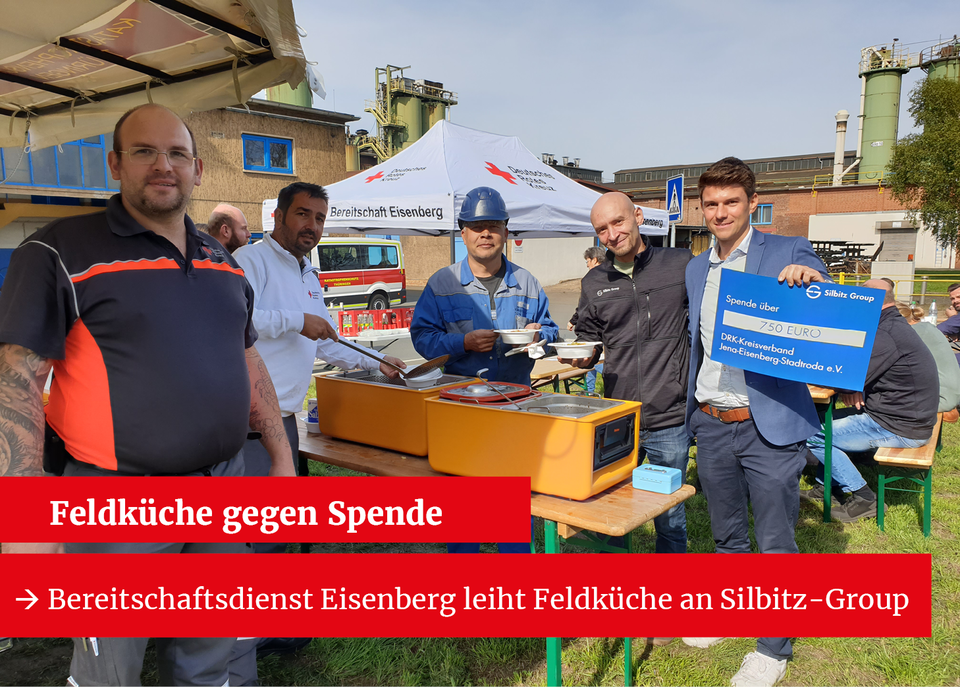 Feldküche vom DRK für Silbitz Group Feldküche vom DRK für Silbitz Group