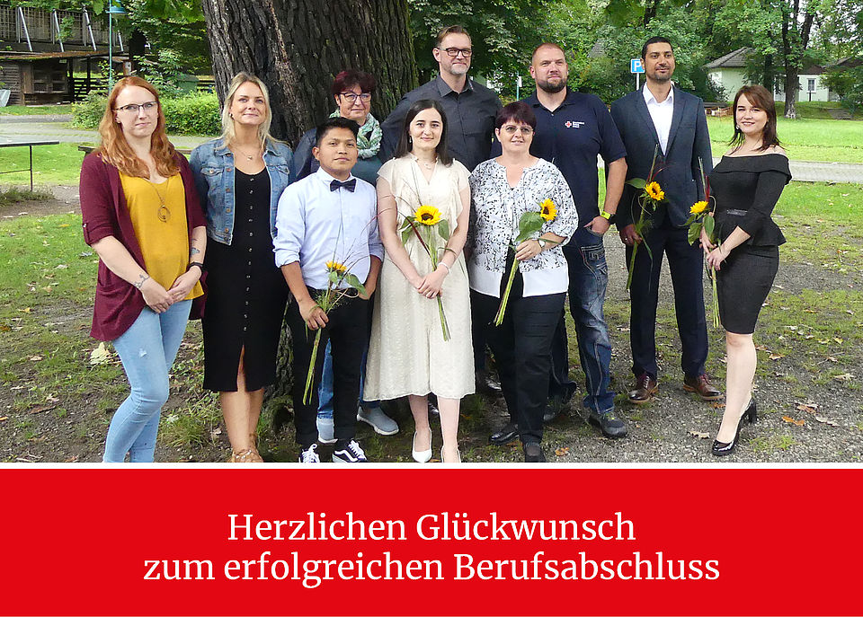 Erfolgreicher Berufsabschluss unserer Auszubildenden in der Altenpflege