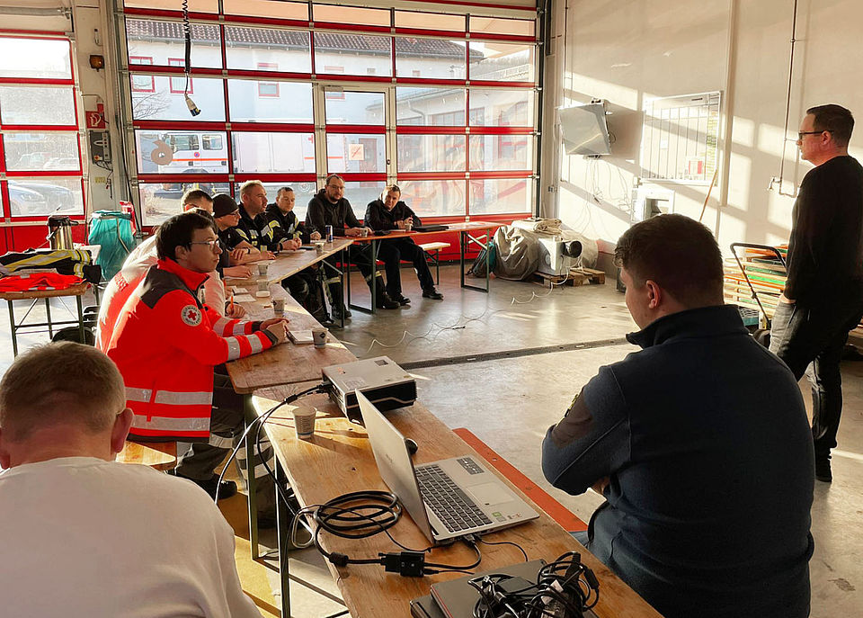 Übung Katastrophenschutz Thüringen