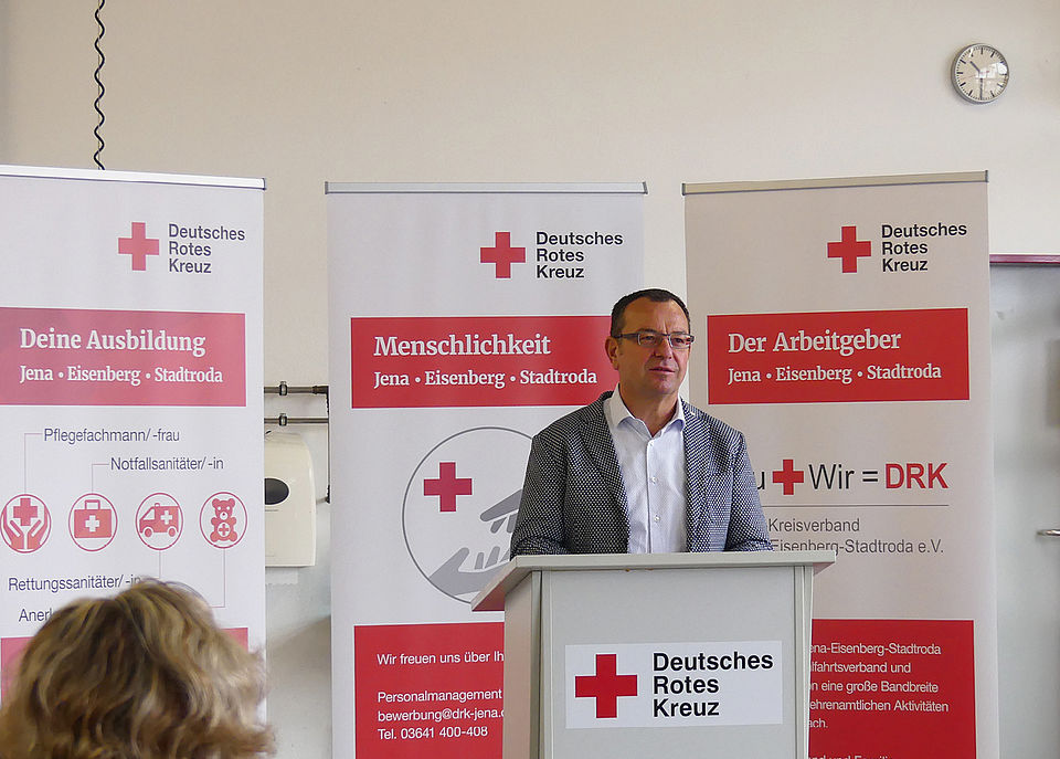 DRK-Vorstandsvorsitzender Peter Schreiber DRK-Vorstandsvorsitzender Peter Schreiber