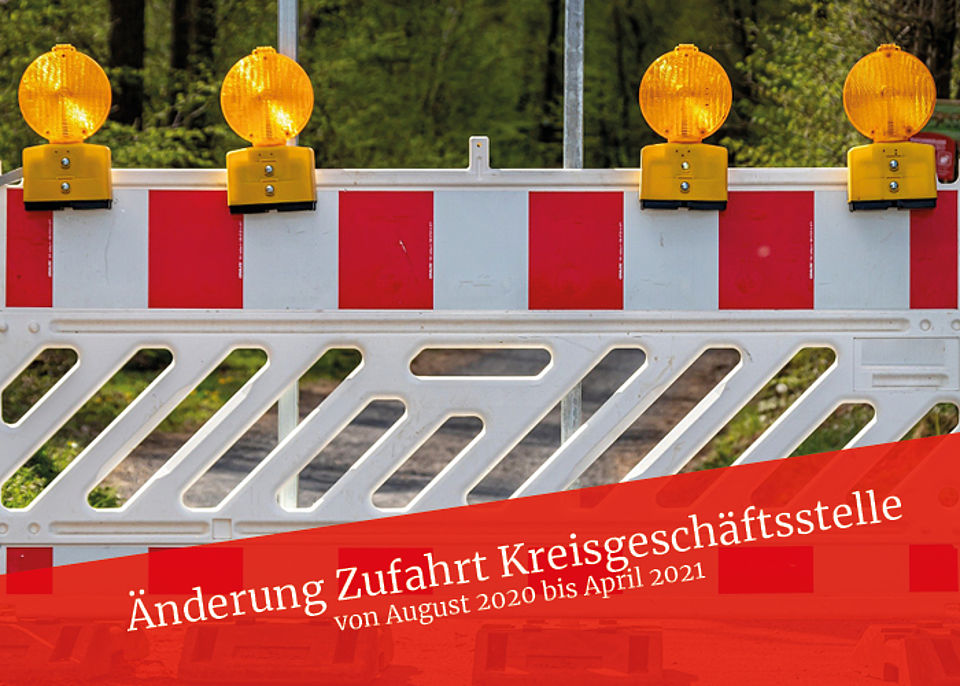 Zufahrt Kreisgeschäftsstelle Jena wegen Bauarbeiten eingeschränkt Zufahrt Kreisgeschäftsstelle Jena wegen Bauarbeiten eingeschränkt