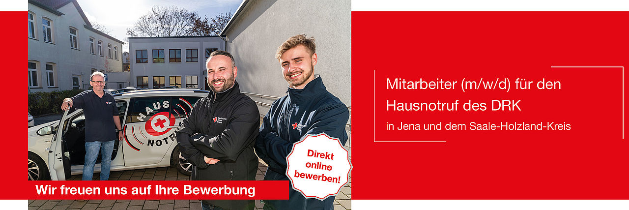 DKR-Kreisverband Jena-Eisenbeg-Stadtroda: Minijob als Mitarbeiter (m/w/d) für den Hausnotruf