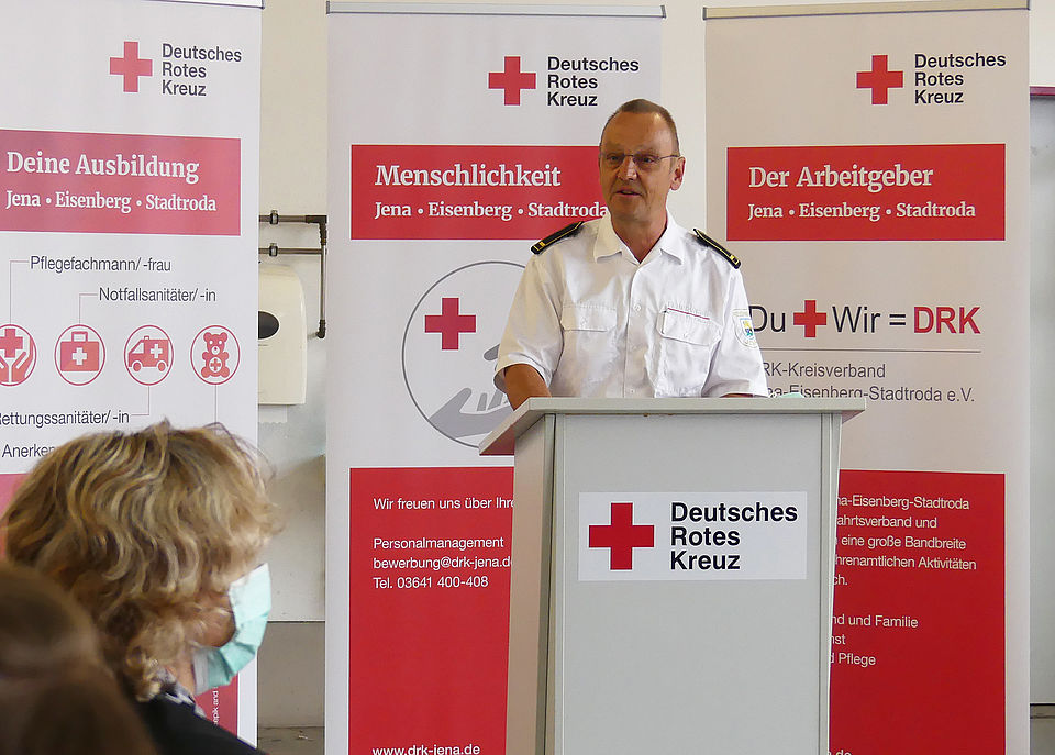 Peter Schörnig, Leiter der Berufsfeuerwehr Jena Peter Schörnig, Leiter der Berufsfeuerwehr Jena